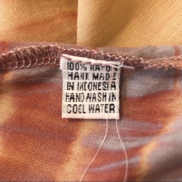 NORTH SHORE Tie Dye Oversized Swim Coverup S/M - Picture 7 of 8